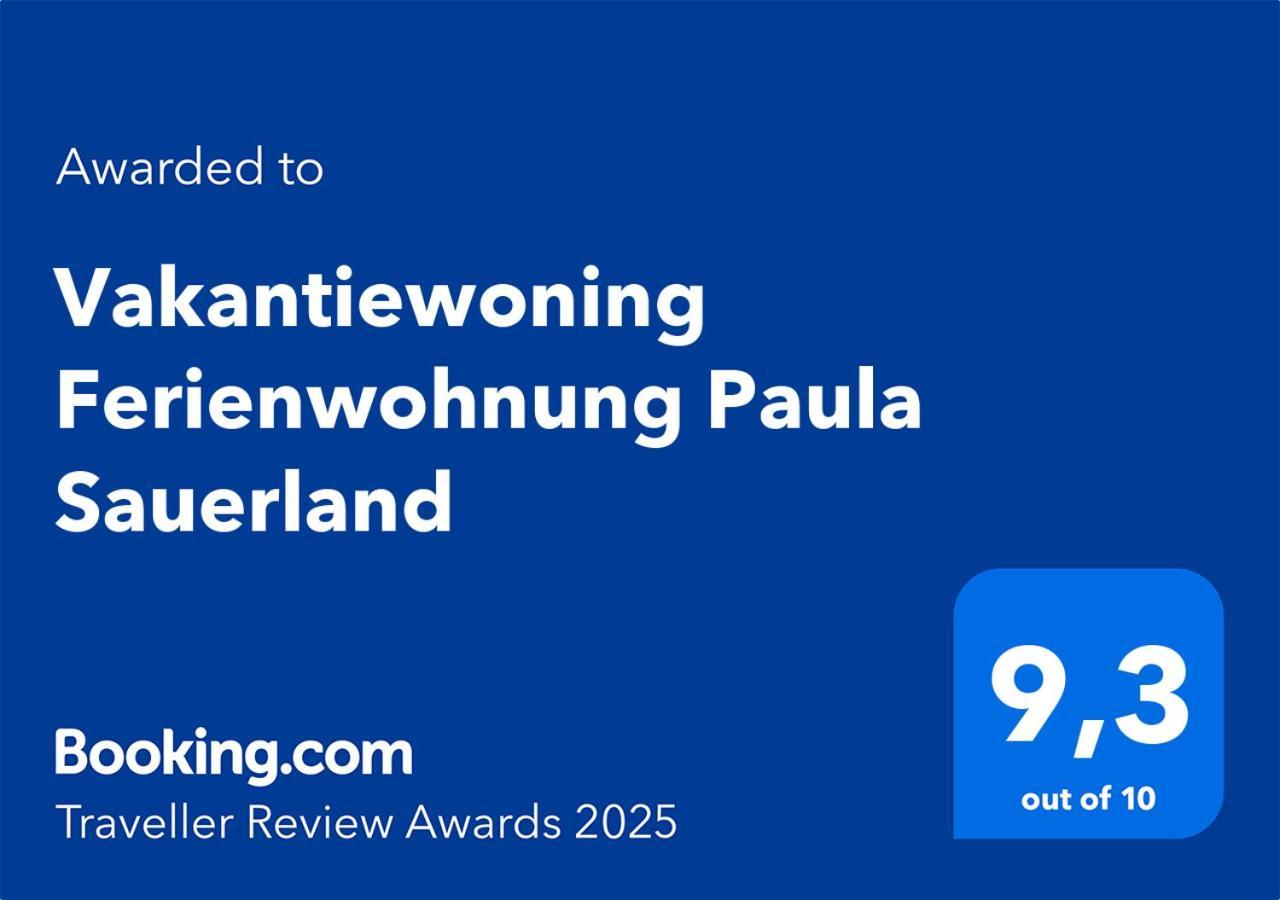 Vakantiewoning Ferienwohnung Paula Sauerland Schmallenberg Dış mekan fotoğraf